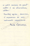 Schleicher, Berta - Autograph Letter Signed 1924