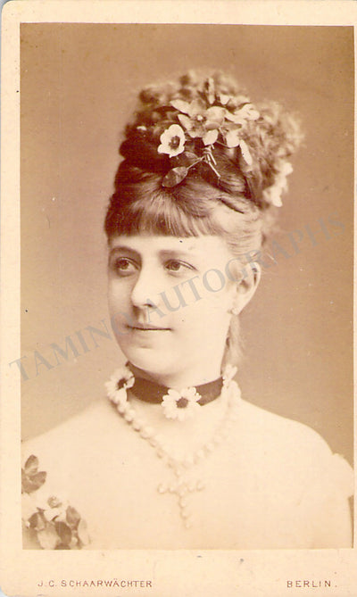 Linda, Bertha - Vintage CDV Photo
