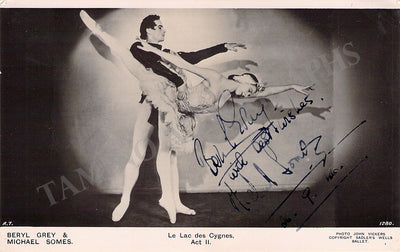 Grey, Beryl - Somes, Michael -Double Signed Photograph