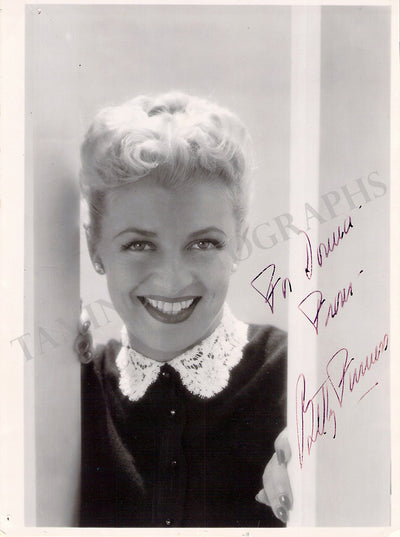 Furness, Betty - Signed Photograph