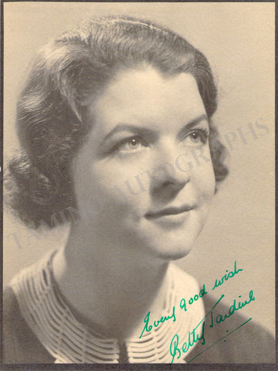 Jardine, Betty - Signed Photograph