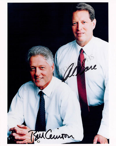Clinton, Bill - Gore, Al - Signed Photograph