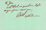 Withers, Bill - Signed Card & Record