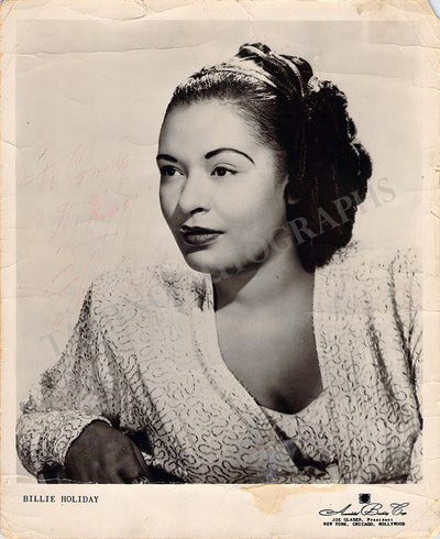 Holiday, Billie - Signed Photograph