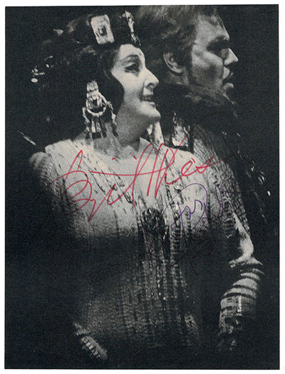 Nilsson, Birgit - Paskalis, Kostas - Double Signed Photograph
