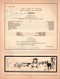 Bjorling, Jussi - Tebaldi, Renata - Signed Program Chicago 1956