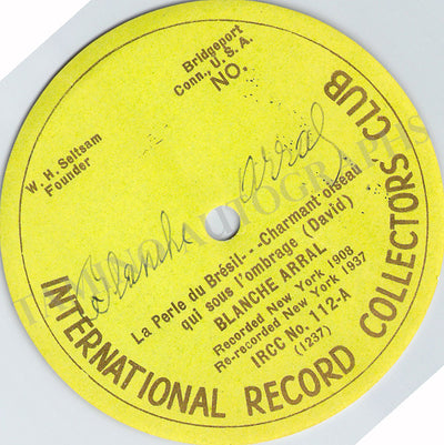 Arral, Blanche (La Perle du Bresil)