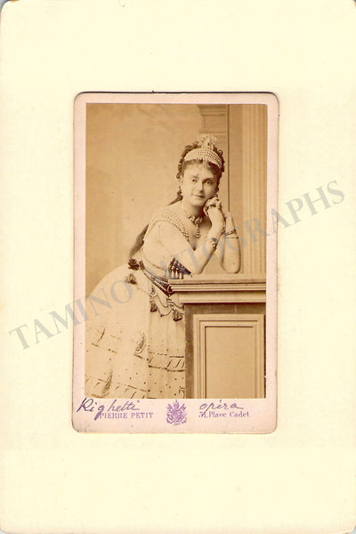 Righetti, Blanche - Vintage CDV Photo