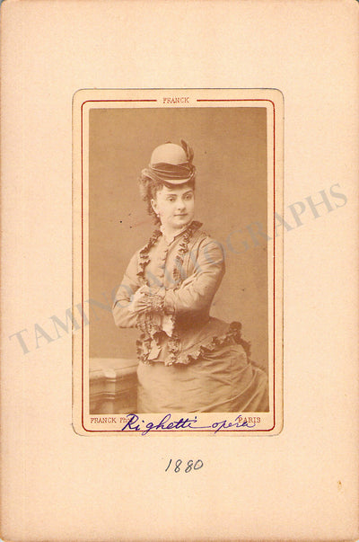 Righetti, Blanche - Vintage CDV Photograph