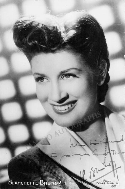 Brunoy, Blanchette - Signed Photograph