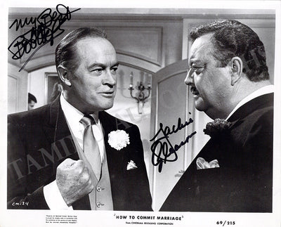 Hope, Bob - Gleason, Jackie - Signed Photograph in "How to Commit Marriage"