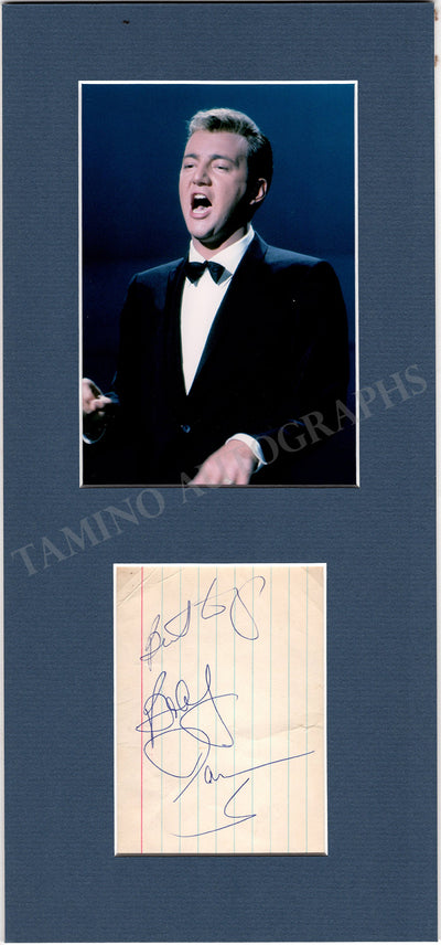 Darin, Bobby - Signed Card