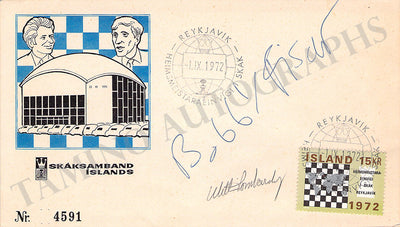Fischer, Bobby - Signed Envelope 1972