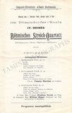 Bohemian String Quartet - Set of 7 Concert Programs