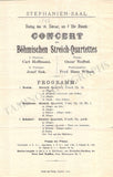 Bohemian String Quartet - Set of 7 Concert Programs