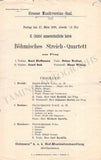 Bohemian String Quartet - Set of 7 Concert Programs