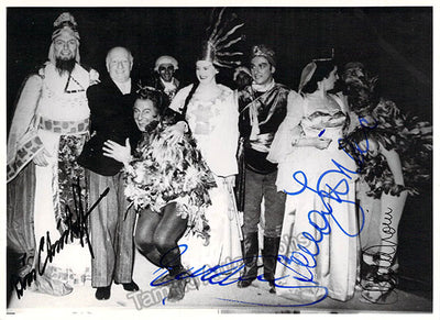 Christoff, Boris - Jurinac, Sena & Others - Signed Photo Die Zauberflöte
