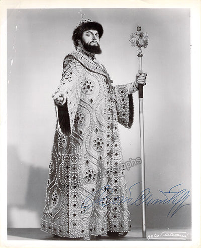 Christoff, Boris - Signed Photograph in Boris Godunov