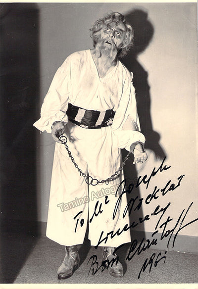 Christoff, Boris - Signed Photograph in Mazeppa