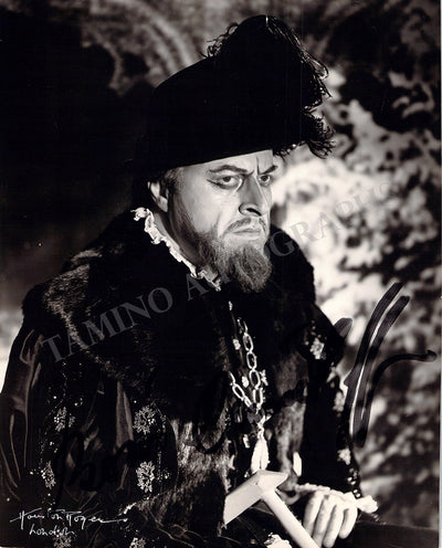 Christoff, Boris - Signed Photograph as Filippo II