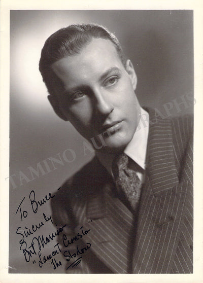 Morrison, Bret - Signed Photograph
