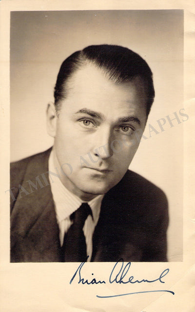 Aherne, Brian - Signed Photograph