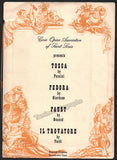 Steber, Eleanor - Baum, Kurt & Others - Signed Program St. Louis 1961