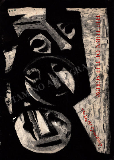 Britten, Benjamin - Pears, Peter & Others - Signed Program The Turn of the Screw 1955