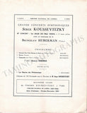 Hubermann, Bronislav - Signed Cabinet Photo 1905
