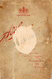 Hubermann, Bronislav - Signed Cabinet Photo 1905