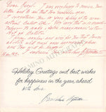Nijinska, Bronislava - Autograph Note Signed 1962