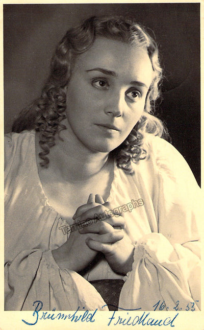 FRIEDLAND, Brunnhild