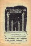 Walter, Bruno - Lot of 25 Unsigned Concert Programs 1931-1956