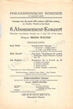 Walter, Bruno - Lot of 25 Unsigned Concert Programs 1931-1956