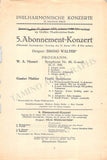 Walter, Bruno - Lot of 25 Unsigned Concert Programs 1931-1956