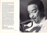Buck Clayton All Stars - Signed Brochure Concert Tour