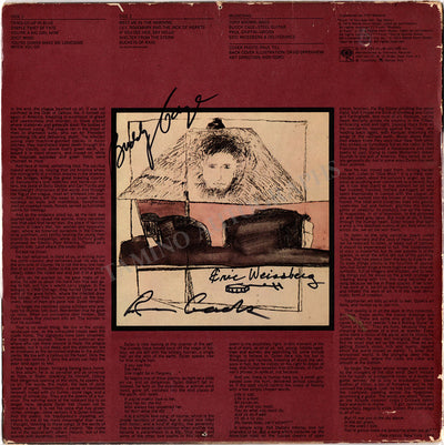 Cage, Buddy - Weissberg, Eric - Signed LP Record Sleeve