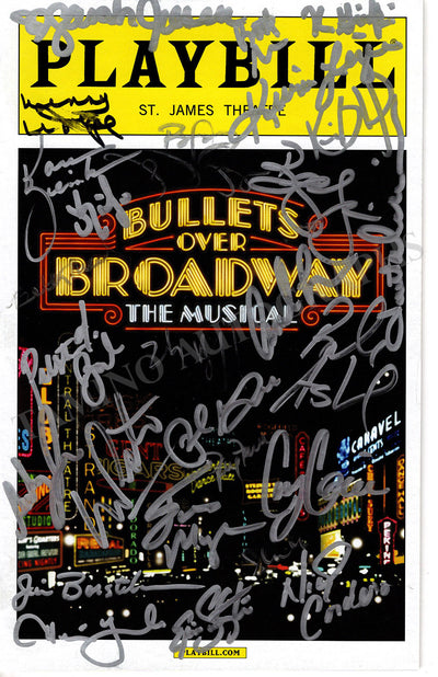 Bullets over Broadway - Signed Playbill