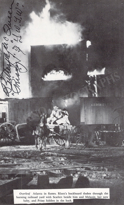 McQueen, Butterfly - Signed Photo in "Gone With The Wind"