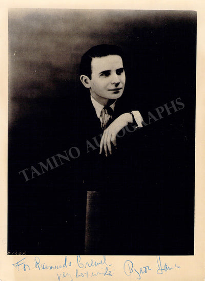 Janis, Byron - Signed photograph