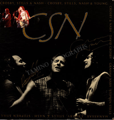 CSN Trio - Signed Album Front Sleeve "CSN"