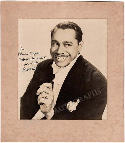 Calloway, Cab - Signed Photograph