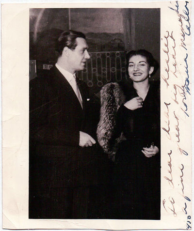 Callas, Maria - Signed Photograph 1950