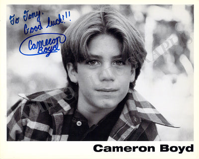 Boyd, Cameron - Signed Photograph