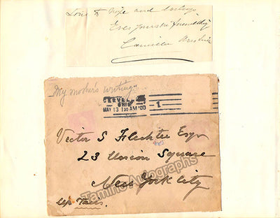 Urso, Camilla - Signature Cut with additional message from Max Bruch