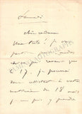 Saint-Saens, Camille - Autograph Letter Signed