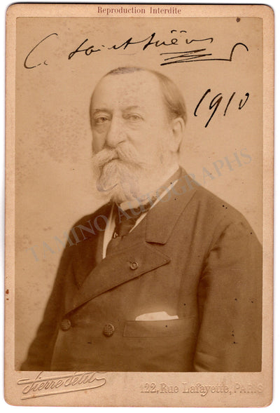 Camille Saint-Saens Autograph Photograph 1907 – Tamino