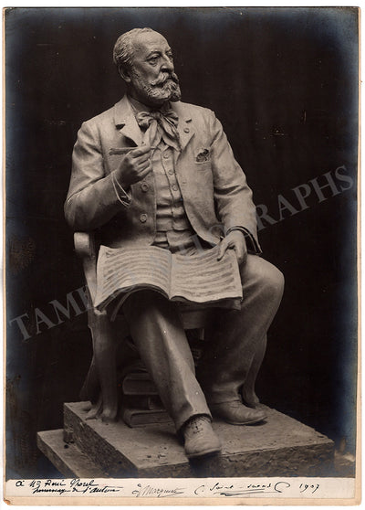 Signed Photo of Sculpture (1907)