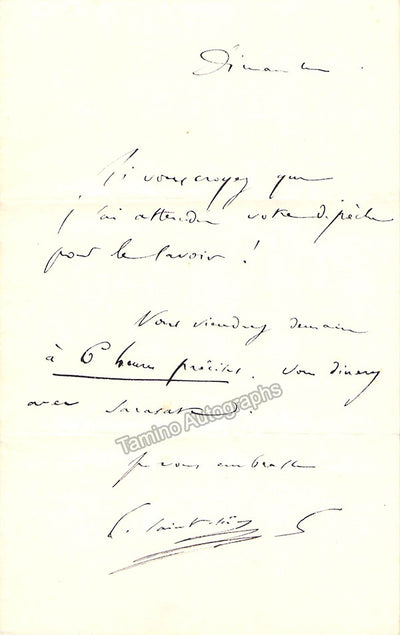 Autograph Note Signed (III)