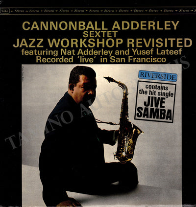 Adderley, Cannonball - Signed LP Record "Jazz Workshop Revisited"
